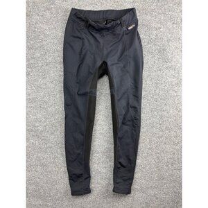 Kerrits Equestrian Leggings Women's M Blue Black Pocket Tight Riding Breeches